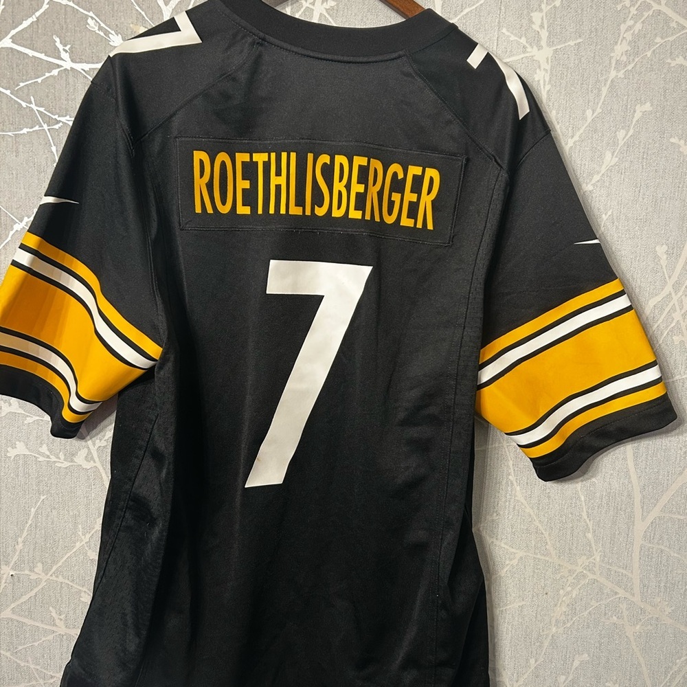 Nike Pittsburgh Steelers Ben Roethlisberger Jersey Black - Picture 2 of 5